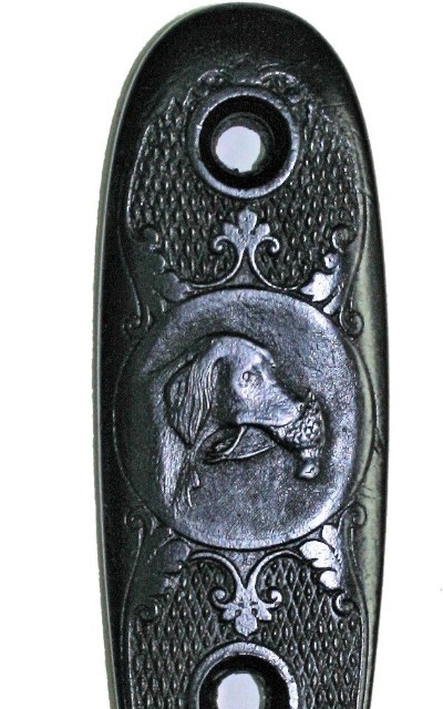 Hunter Arms Co. Double Shotgun Butt Plate, Fulton Mfg