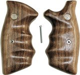 Smith & Wesson K & L Frame Smooth Walnut Combat Grips, Square Butt
