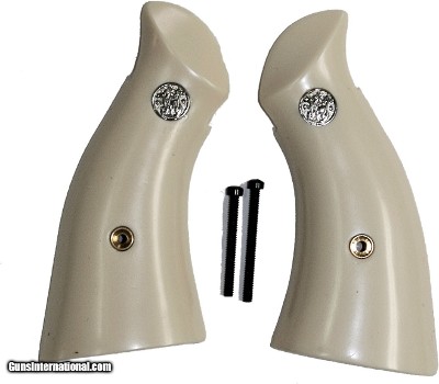 Smith & Wesson K & L Frame Ivory-Like Grips, Square Butt