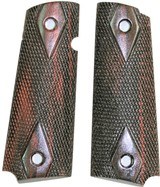 Colt 1911 Rosewood Checkered Grips - Special Sale - 1 of 1
