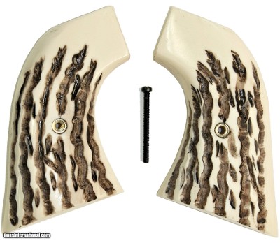 Heritage Rough Rider Large Bore Revolver Imitation Jigged Bone Grips