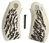 Smith & Wesson .44 DA Stag-Like Grips With Medallions - 1 of 1