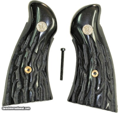 Smith & Wesson N Frame Imitation Jigged Buffalo Horn Grips