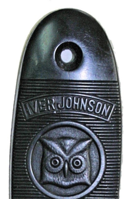 Iver Johnson .410 Skeeter Grade Straight Stock Shotgun Butt Plate