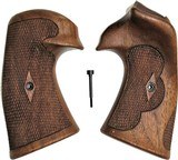 Colt Python I/E Frame Vintage Walnut Roper Grips - 1 of 2