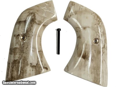 Ruger Vaquero XR3-Red Fossilized Walrus Ivory Grips