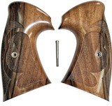 Colt Python I/E Frame Vintage Walnut Roper Grips By Keith Brown - 1 of 2
