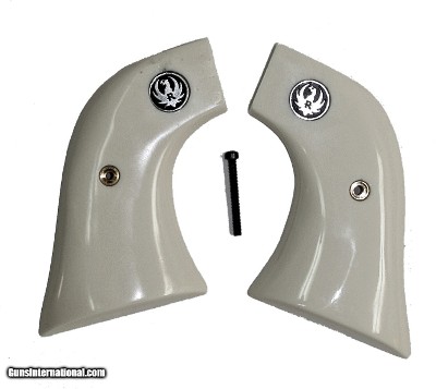 Ruger Wrangler Ivory-Like Grips With Medallions