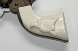Ruger Wrangler Ivory-Like Grips With Bison Skull - 2 of 4