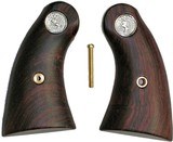Colt Police Positive Special Smooth Rosewood Grips, Medallions