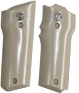 Smith & Wesson Model 59, 459, 559 & 659 Ivory-Like Grips With Medallions - 1 of 1