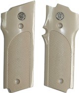 Smith & Wesson Models 59, 459, 559 & 659 Ivory-Like Grips, Checkered - 1 of 1