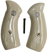 Smith & Wesson K & L Frame "Barked" Grips, Round Butt, Medallions