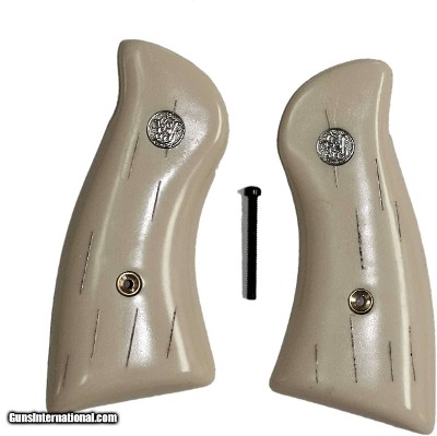 Smith & Wesson N Frame Ivory-Like "Barked" Grips, Square Butt