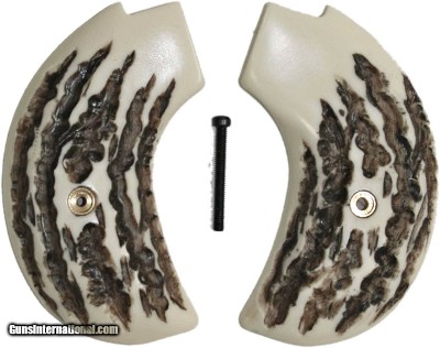 Heritage Rough Rider .22 Revolver Birdshead Jigged Bone Grips