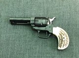 Heritage Rough Rider .22 Revolver Birdshead Jigged Bone Grips - 2 of 2