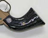 Ruger Wrangler Imitation Buffalo Horn Grips With Medallions - 3 of 5