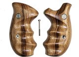 Smith & Wesson K & L Frame Smooth Goncalo Alves Wood Combat Grips, Round Butt - 1 of 3
