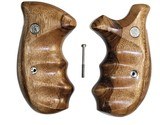 Smith & Wesson K & L Frame Smooth Goncalo Alves Wood Combat Grips, Round Butt