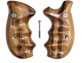 Smith & Wesson K & L Frame Smooth Goncalo Alves Wood Combat Grips, Round Butt - 1 of 3