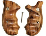 Smith & Wesson N Frame Smooth Goncalo Alves Wood Combat Grips, Round Butt - 1 of 3