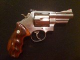 Smith & Wesson N Frame Smooth Goncalo Alves Wood Combat Grips, Round Butt - 2 of 3