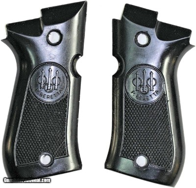 Beretta Models 81 & 84, Series 80 Auto Cheetah Grips, Black