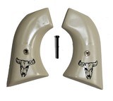 Hawes Western Marshall Ivory-Like Grips, Bison Skull - 1 of 1
