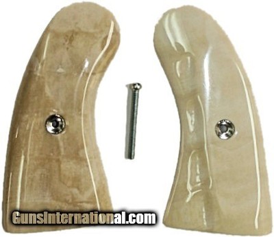 Colt Police Positive Fossilized Alaskan Walrus Ivory Grips
