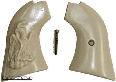 Heritage Rough Rider .22 Revolver Ivory-Like Grips With Eagle & Snake