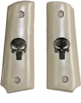 Colt 1911 Officers Model Ivory-Like Grips, The Punisher - 1 of 1