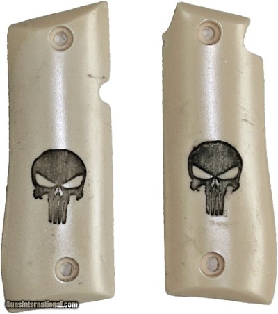 Colt Government Model .380 Ivory-Like Grips, The Punisher