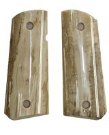 Colt 1911 Officers Model Real Fossilized Alaskan Walrus Ivory Grips