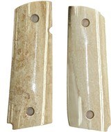Colt 1911 Real Fossilized Walrus Ivory Grips