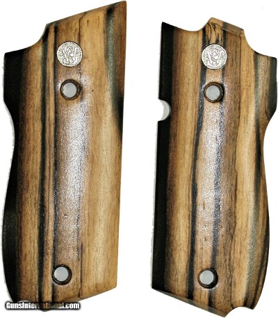 Smith & Wesson Model 39 Auto Smooth Tigerwood Grips