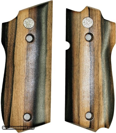 Smith & Wesson Model 39 Auto Smooth Tigerwood Grips