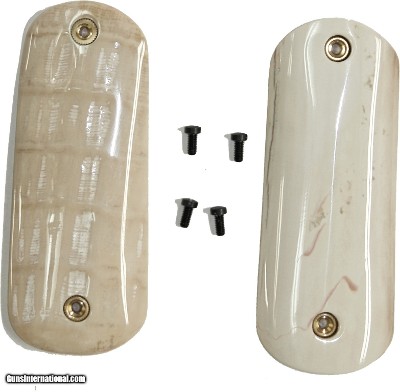 Colt 1902 Hammer Auto Fossilized Alaskan Walrus Ivory Grips