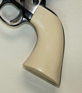 Pietta 1873 SA Revolver Ivory-Like One Piece Grips, Smooth - 5 of 7