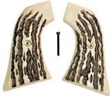 Pietta 1860 Army Imitation Jigged Bone Grips - 1 of 5