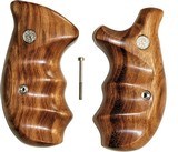 Smith & Wesson N Frame Smooth Goncalo Alves Wood Combat Grips, Round Butt - 1 of 3