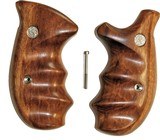 Smith & Wesson N Frame Smooth Goncalo Alves Wood Combat Grips, Round Butt - 1 of 3