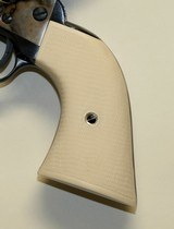 Pietta 1873 SA Revolver Ivory-Like Grips, Checkered - 2 of 5