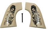 Pietta 1873 SA Revolver Ivory-Like Grips With Naked Lady - 1 of 1