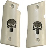 Colt Mustang & Colt Pocketlite Ivory-Like Grips, The Punisher - 1 of 1