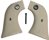 Ruger Wrangler Ivory-Like Grips, Checkered With Medallions