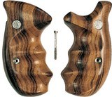 Smith & Wesson N Frame Smooth Goncalo Alves Wood Combat Grips, Round Butt - 1 of 4