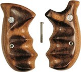 Smith & Wesson N Frame Smooth Goncalo Alves Wood Combat Grips, Round Butt - 1 of 4