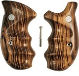 Smith & Wesson N Frame Smooth Goncalo Alves Wood Combat Grips, Round Butt - 1 of 4