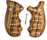 Smith & Wesson N Frame Smooth Zebra Wood Combat Grips - 1 of 5