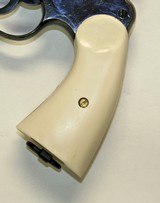 Colt 1917 New Service or Colt 1909 Revolver Ivory-Like Grips With Steer - 2 of 5